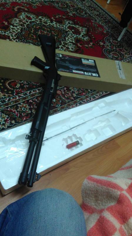 Купить Benelli M3 super 90 tactical с прикладом (CM370) CYMA для страйкбола