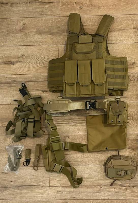 Купить Разгрузка, варбелт и кобура на ногу. - для страйкбола